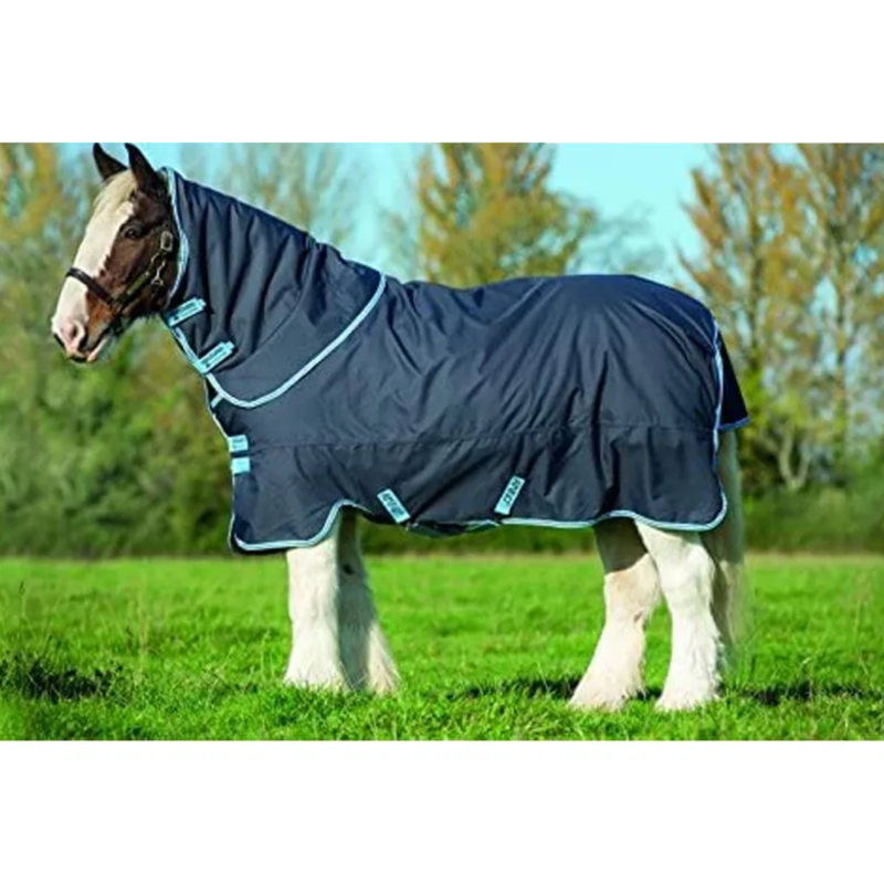 Horseware Amigo Bravo 12 XL Plus Heavyweight Turnout Rug - Excalibur/Bluebell/Gunmetal