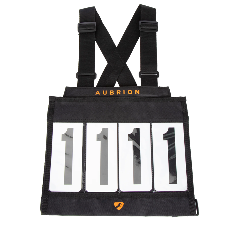 Aubrion Number Bib Set - Black