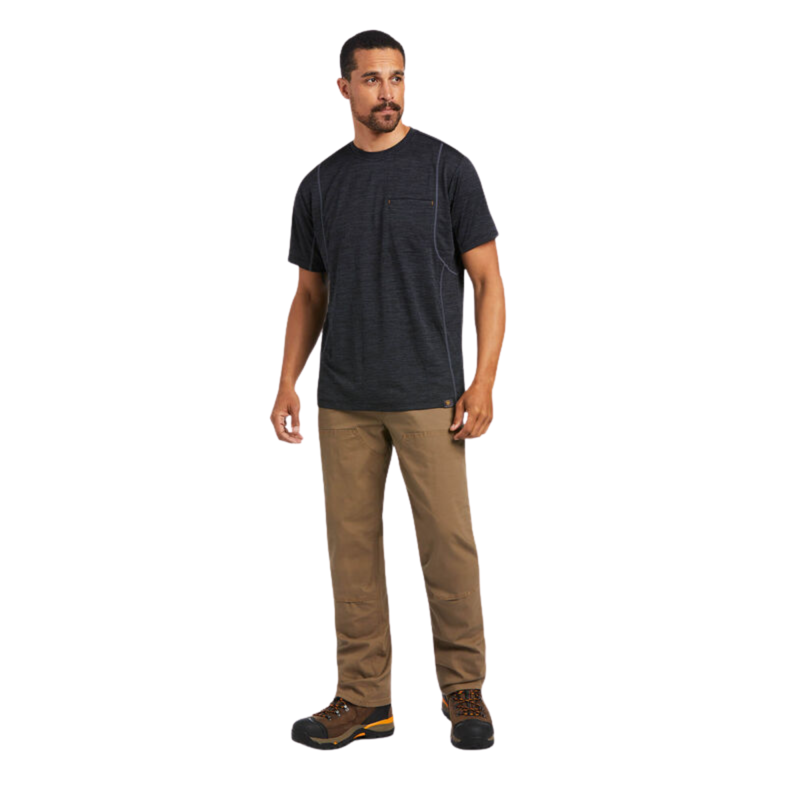 Ariat Men's Rebar Evolution Athletic Fit T-Shirt - Black-2