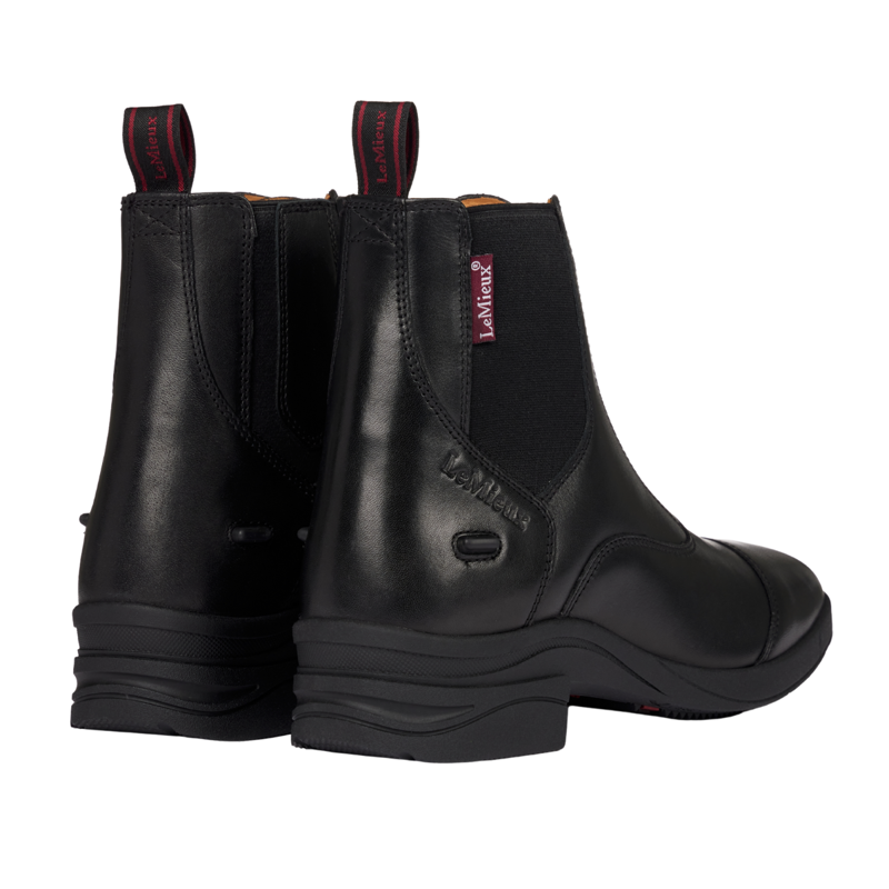 LeMieux Junior Zip Paddock Boot - Black-4