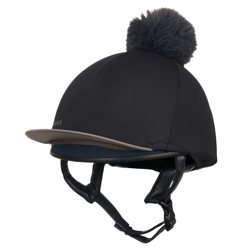LeMieux Classique Pom Hat Silk - Black-1