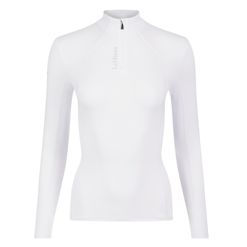 LeMieux Ladies Classique Base Layer - White-3