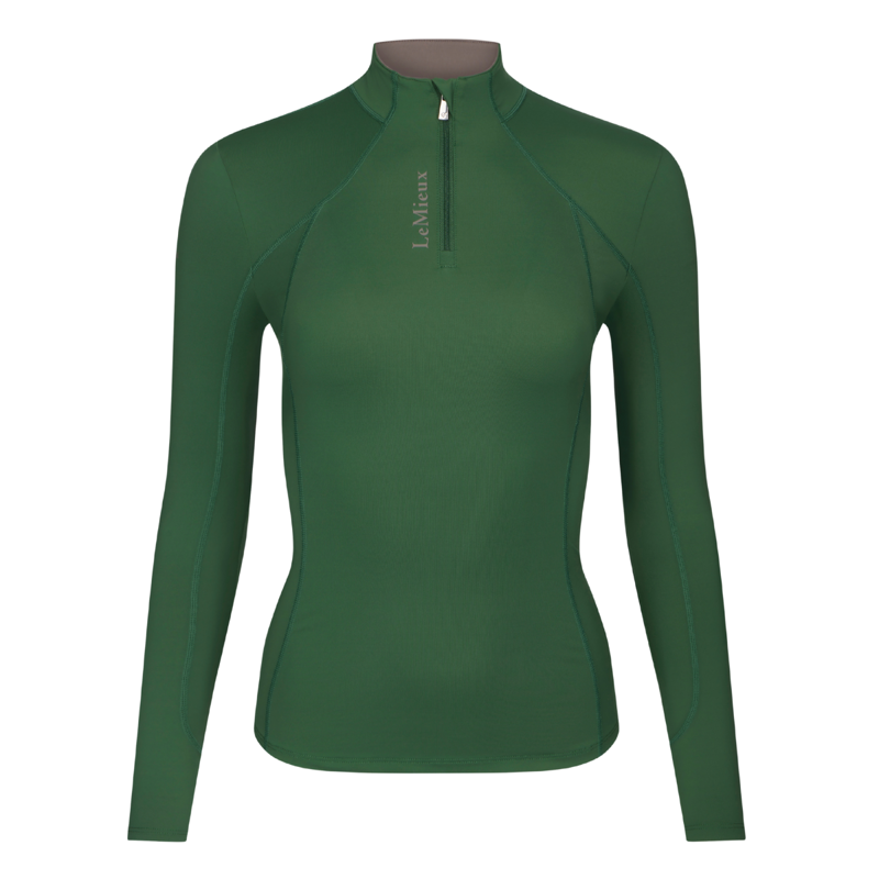 LeMieux Ladies Classique Base Layer - Hunter Green-3