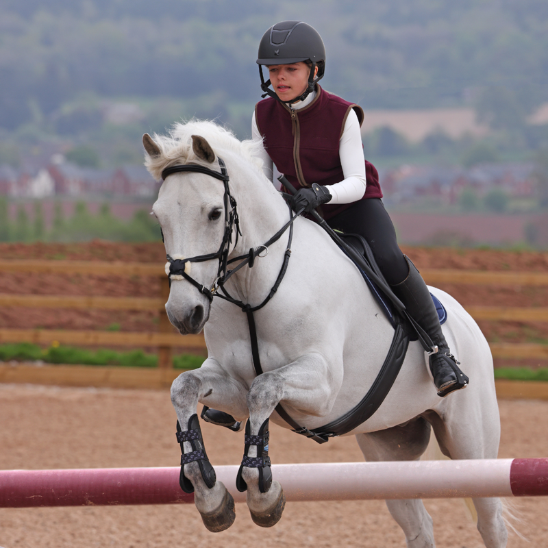 Shires Aubrion Core Fleece Gilet - Young Rider - Maroon-4