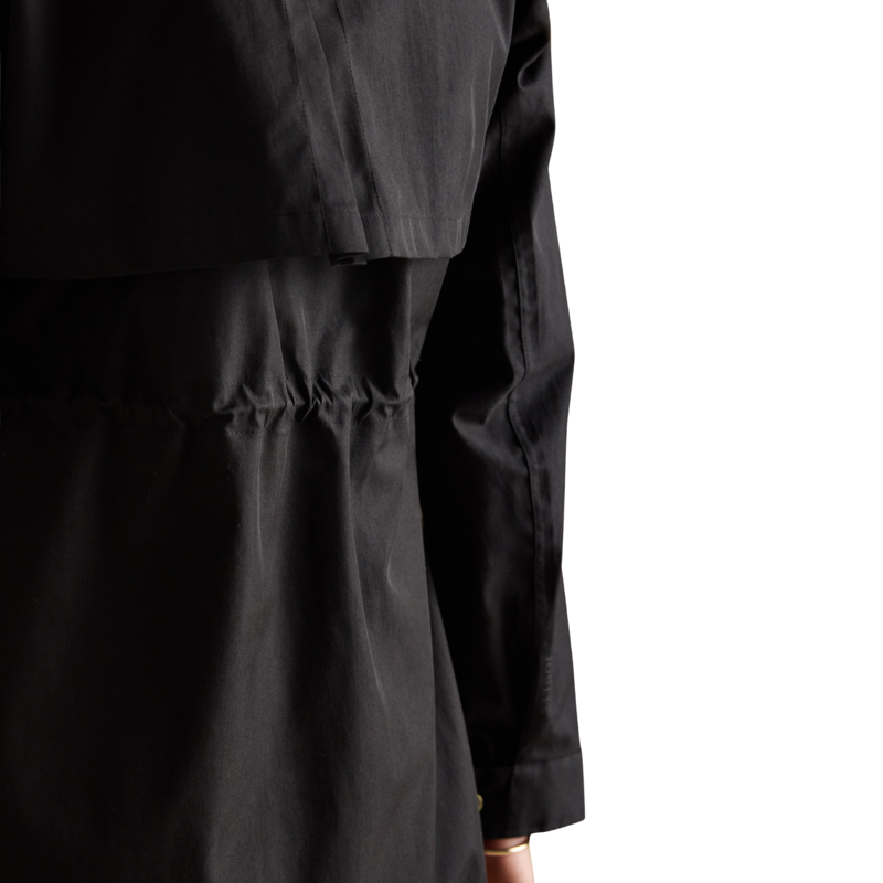 Joules Ladies Portwell Waterproof Raincoat - Black-8