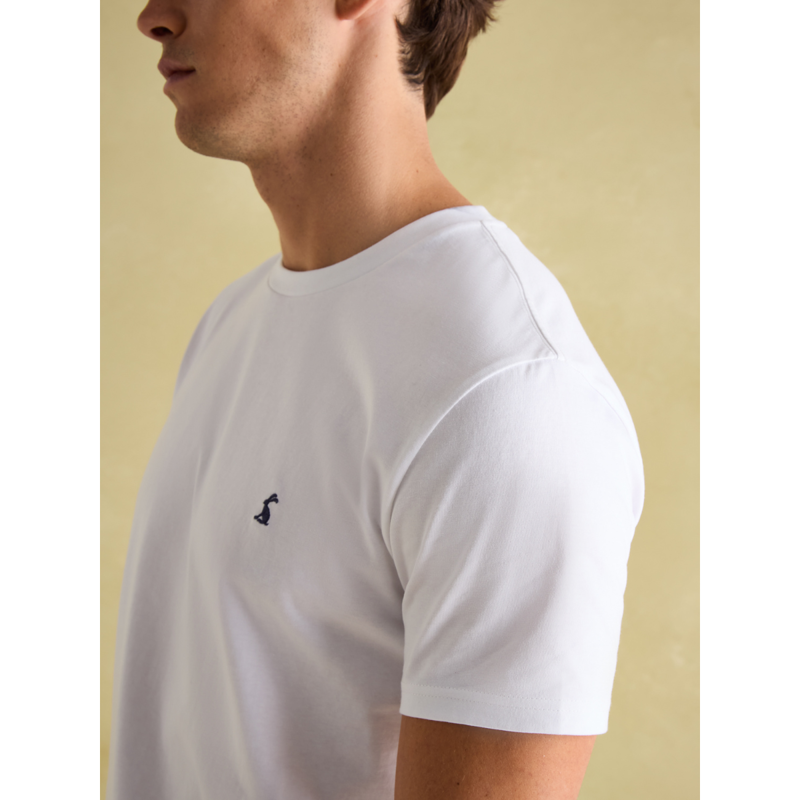 Joules Men's Denton Crew Neck T-Shirt - White-4