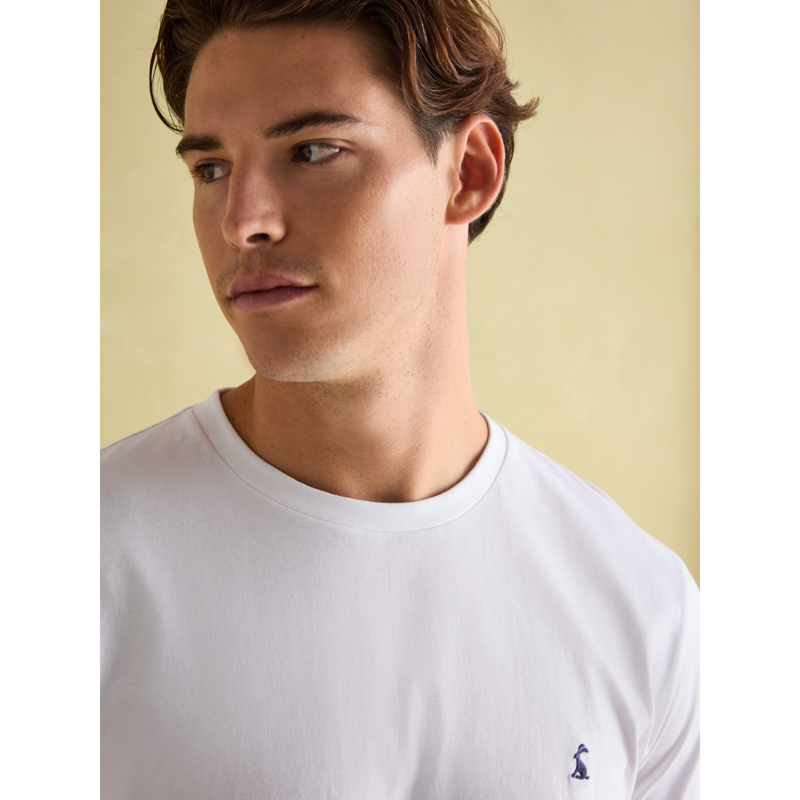 Joules Men's Denton Crew Neck T-Shirt - White-3