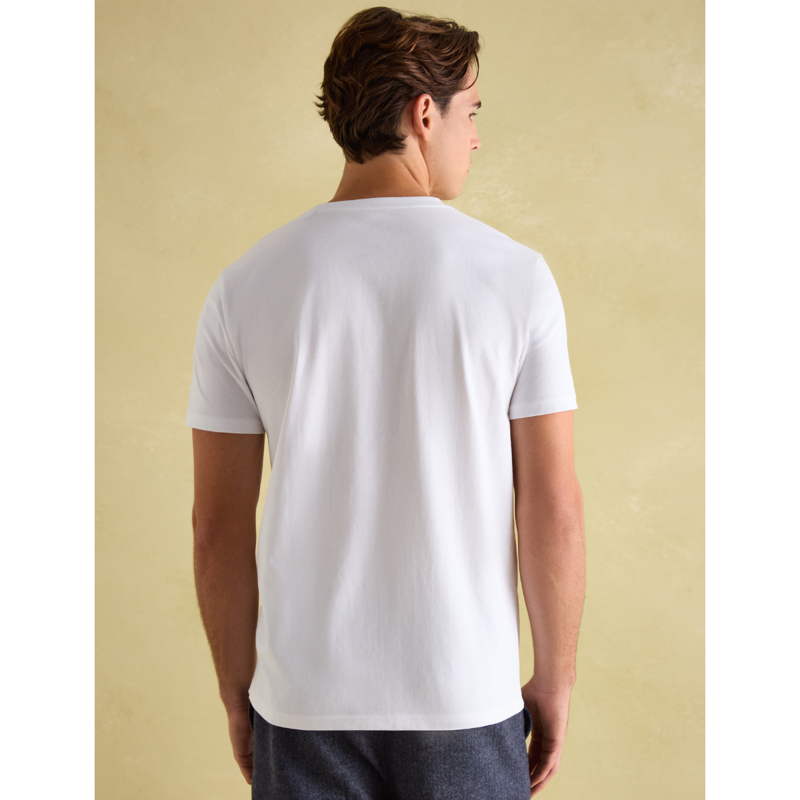 Joules Men's Denton Crew Neck T-Shirt - White-2