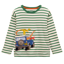 Joules Boys' Jack Applique Long Sleeve Top - Green Stripe