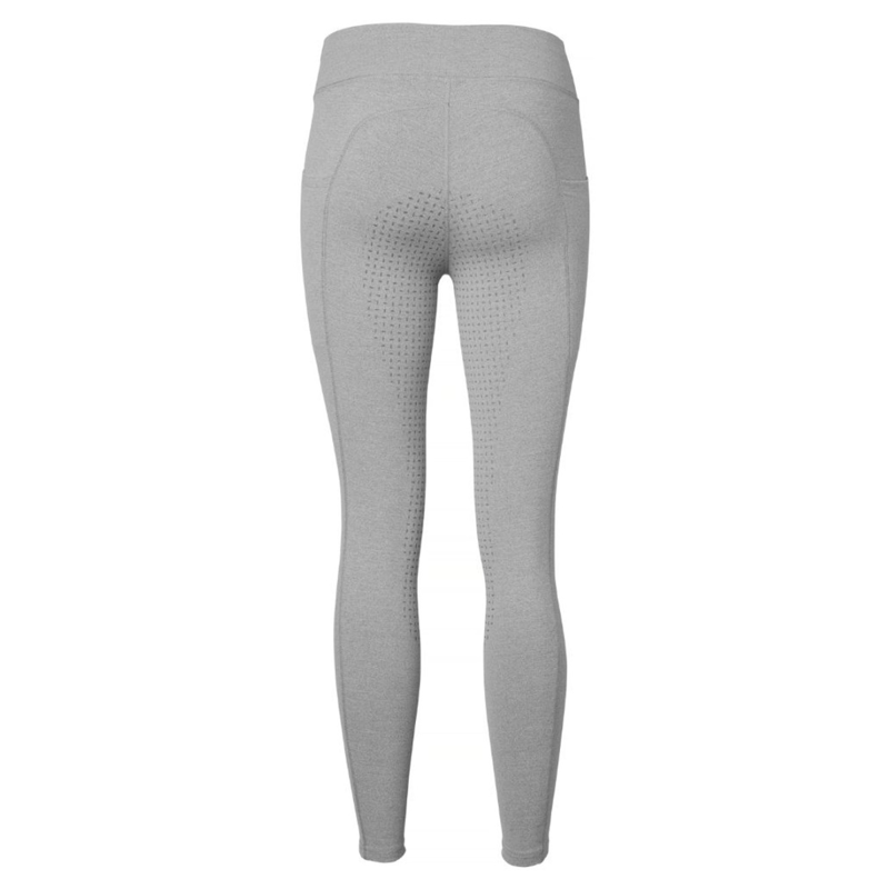 Mountain Horse Junior Active Tech Tights - Grey Melange-1
