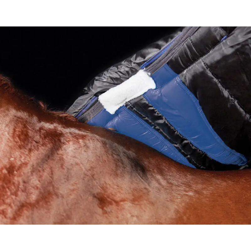 WeatherBeeta ComFiTec Plus Dynamic II Detach-A-Neck Lite Turnout Rug - Maroon/Grey/White-7