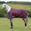 WeatherBeeta ComFiTec Plus Dynamic II Standard Neck Lite Turnout Rug - Maroon/Grey/White