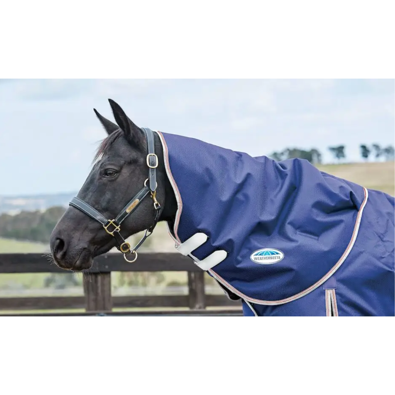 WeatherBeeta ComFiTec Essential Neck Rug Lite - Navy/Silver/Red