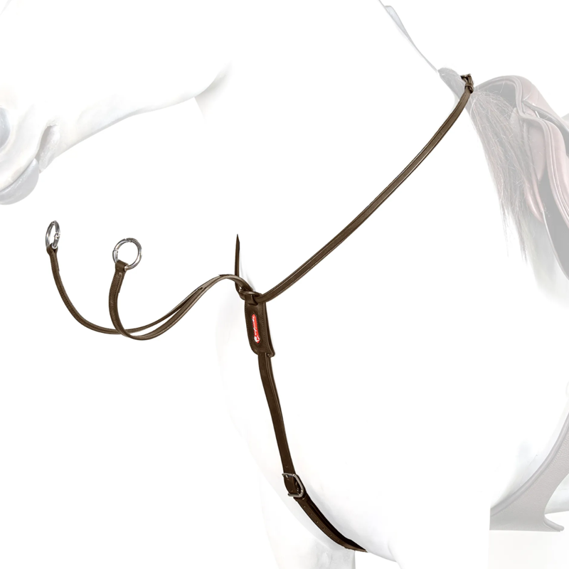 Equipe Running Martingale - Brown/Silver