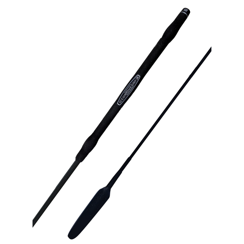 Woof Wear Contour Dressage Leather Whip - Black