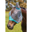 WeatherBeeta ComFiTec Deluxe Fine Mesh Mask With Ears - Grey/Turquoise