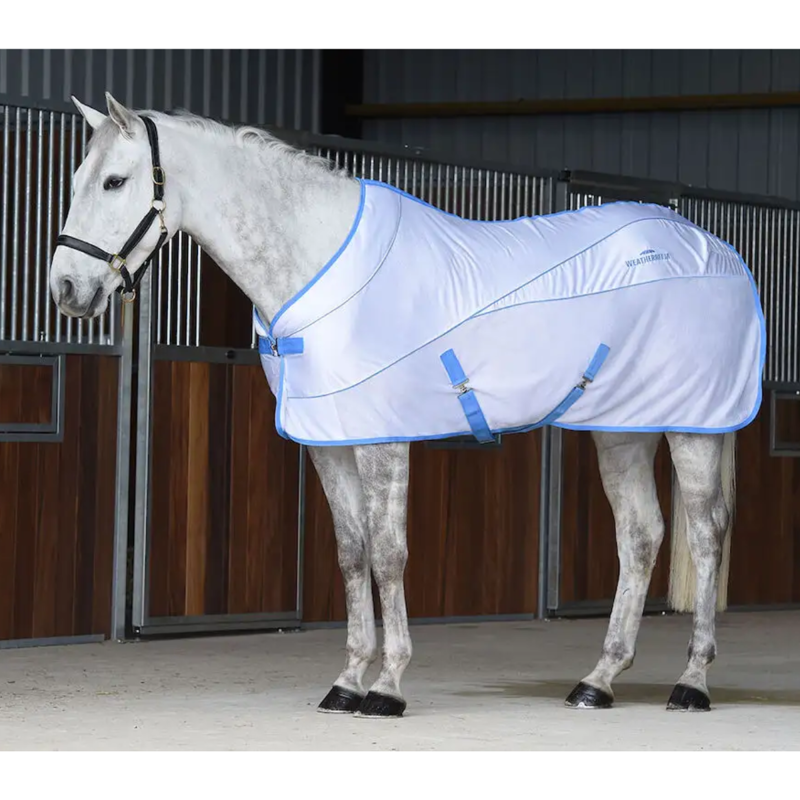 WeatherBeeta Air-Tec Cooler Standard Neck Rug - White/Blue