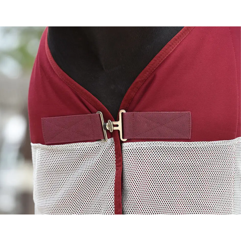 WeatherBeeta Micro-Air Cooler Standard Neck Rug - Burgundy/Grey-1