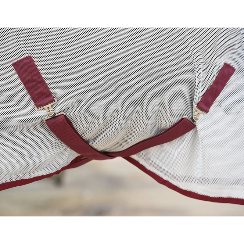 WeatherBeeta Micro-Air Cooler Standard Neck Rug - Burgundy/Grey-3