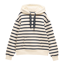 Joules Ladies Milbourne Hoodie - Cream/Navy Stripe