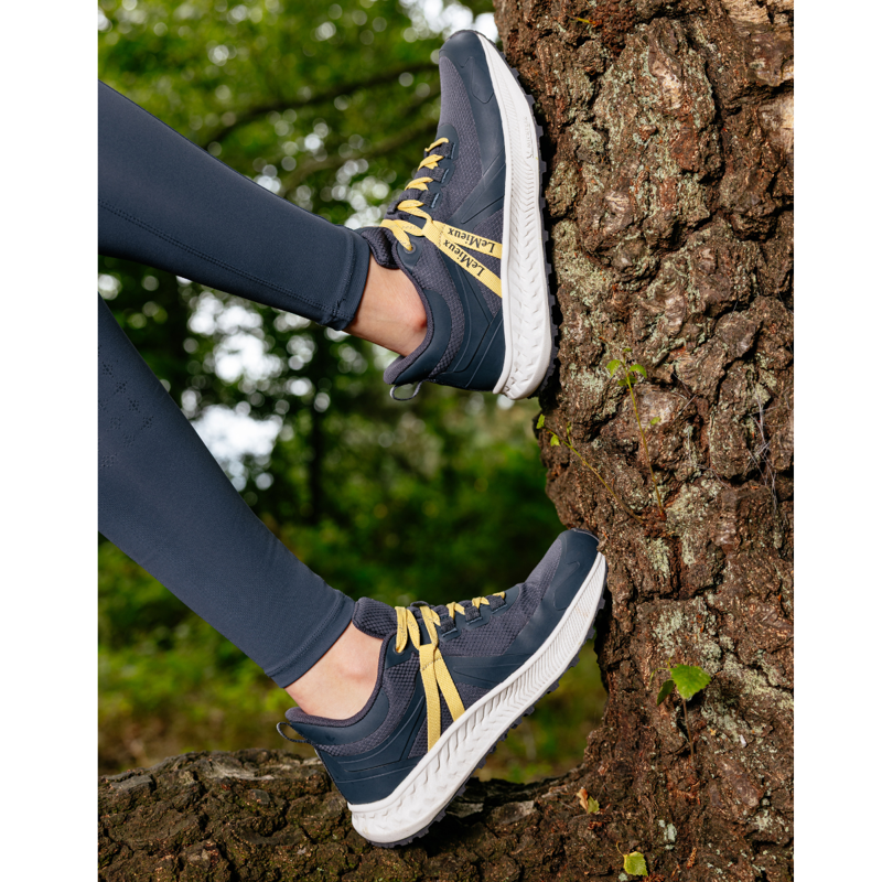 LeMieux Youth Trax Viva Waterproof Trainer - Dusk Blue-9