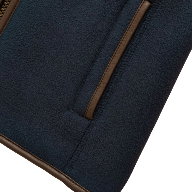 Joules Kids' Heritage Fleece Gilet - Navy Blue-4