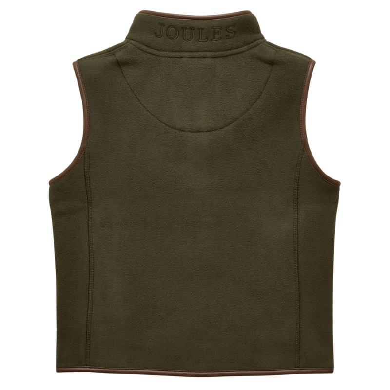 Joules Kids' Heritage Fleece Gilet - Dark Green-1