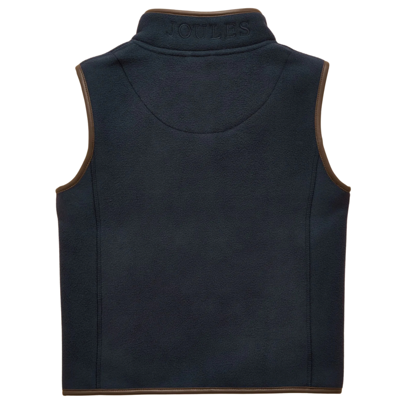 Joules Kids' Heritage Fleece Gilet - Navy Blue-1