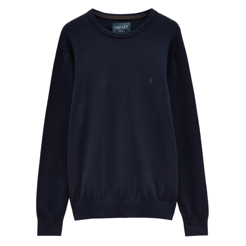 Joules Men's Hillside Crew Neck Knitted Jumper - Navy