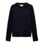 Joules Ladies Classic Cable Cotton Crew Neck Jumper - Navy