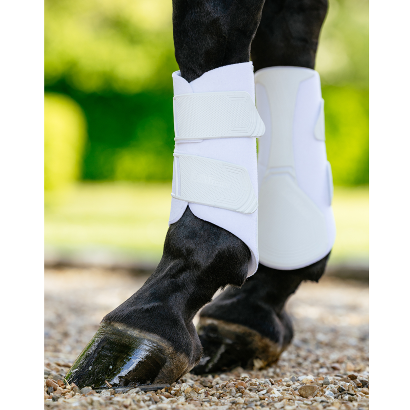 LeMieux Technical Brushing Boot - White-3