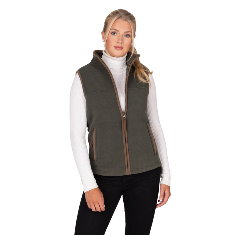 Aubrion Core Fleece Gilet - Green