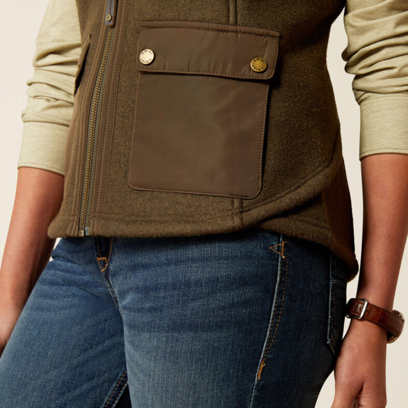 Ariat Women's Millbrae Gilet - Earth-4