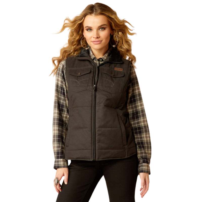 Ariat Women's Grizzly Quilted Gilet - Black