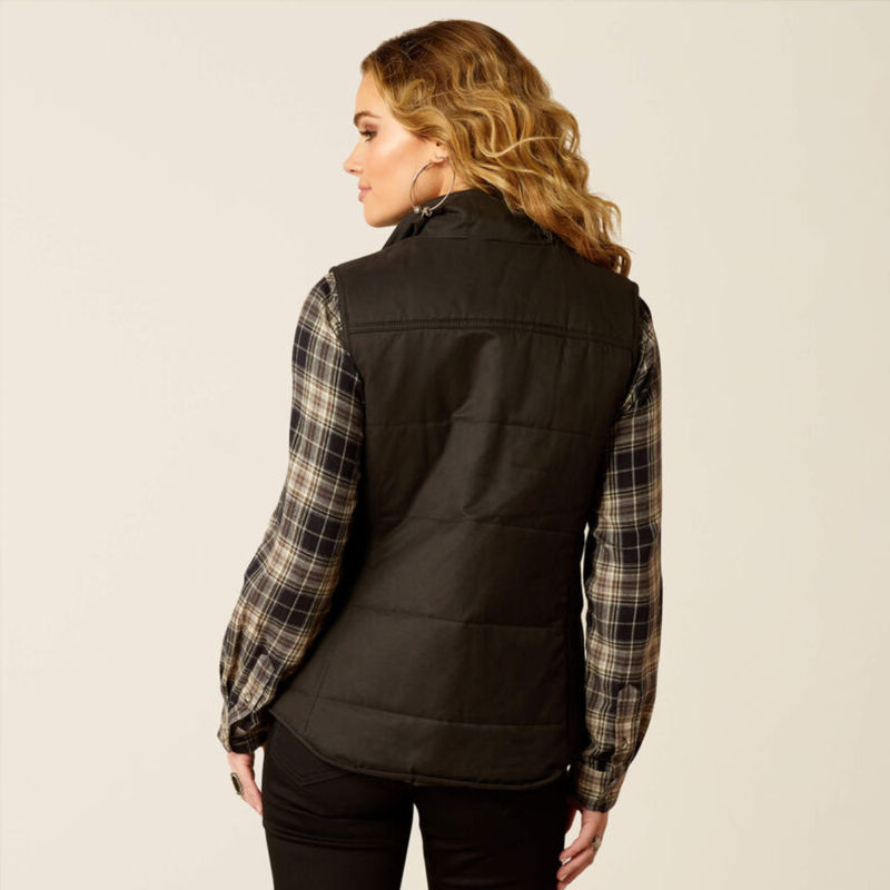 Ariat Women's Grizzly Quilted Gilet - Black-1