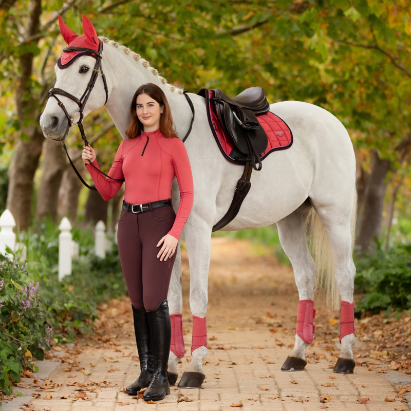 LeMieux Loire Classic GP Square - Cranberry-2