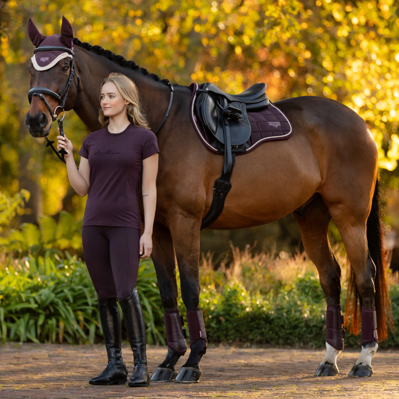 LeMieux Loire Classic GP Square - Damson-3