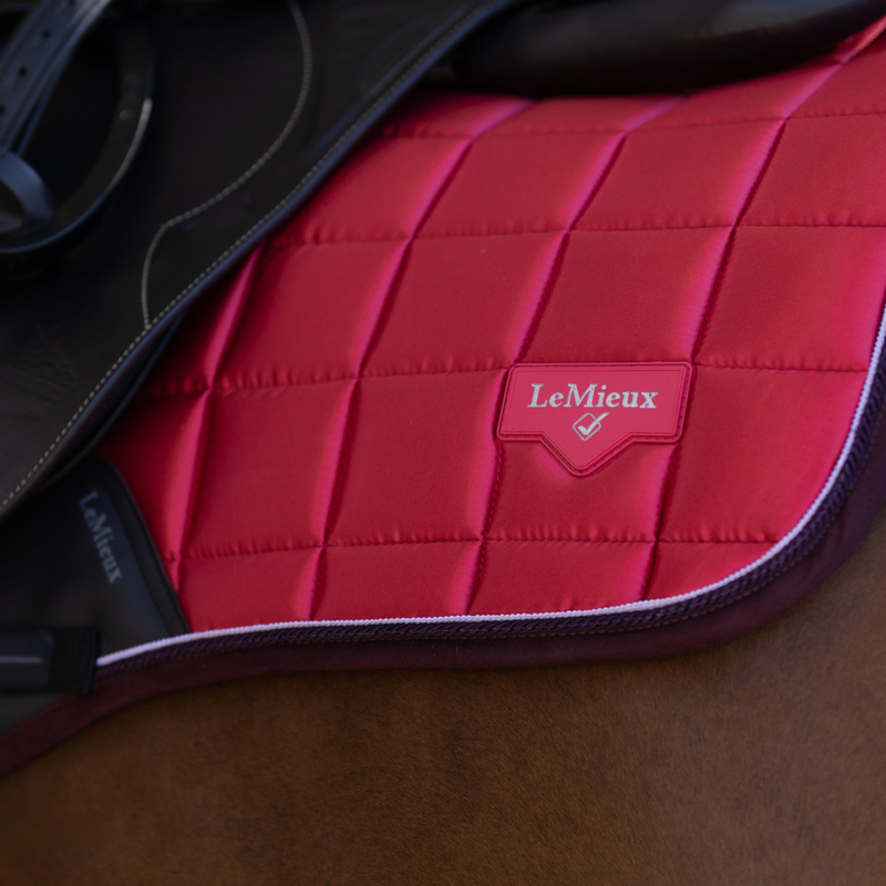 LeMieux Loire Classic Close Contact Square - Cranberry-1