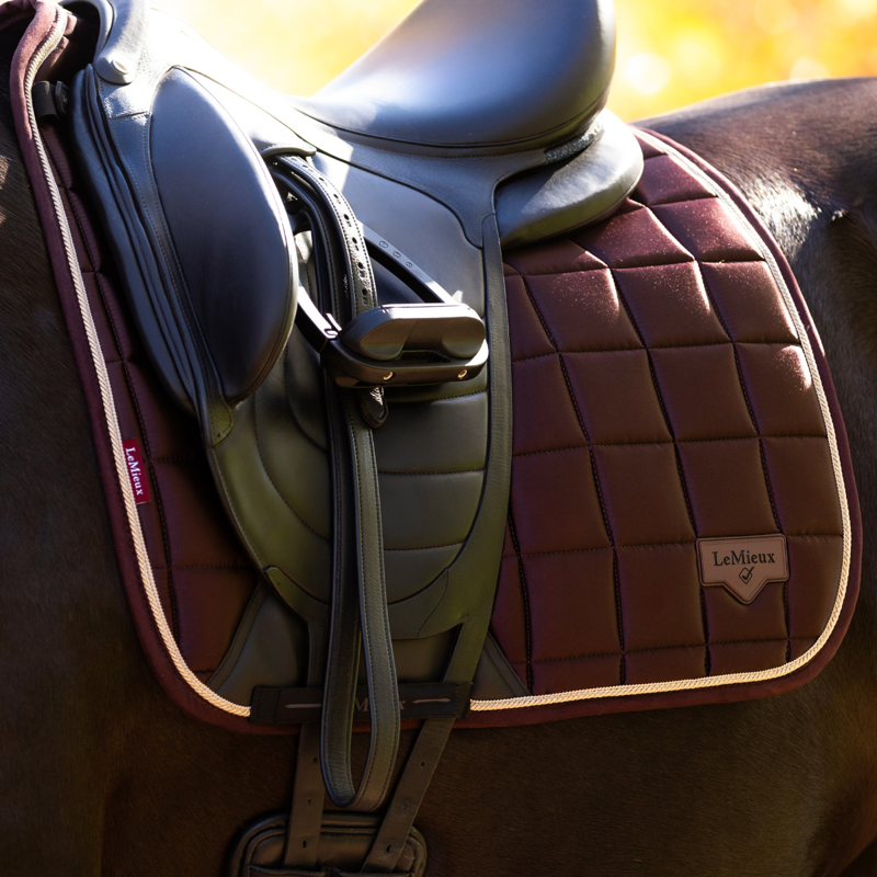 LeMieux Loire Classic Dressage Square - Damson-1