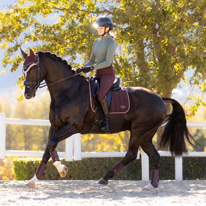 LeMieux Loire Classic Dressage Square - Damson-2