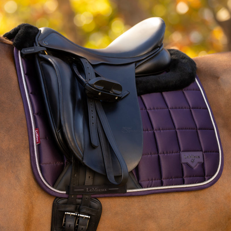 LeMieux Merino+ Loire Classic Dressage Square - Juniper-1
