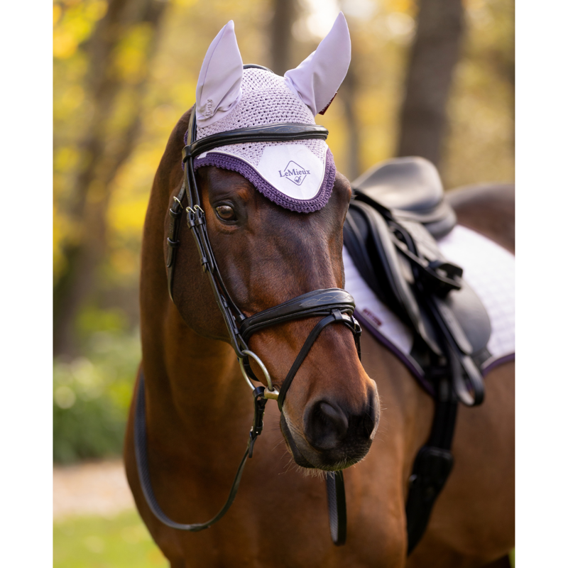 LeMieux Classic Fly Hood - Lilac-1