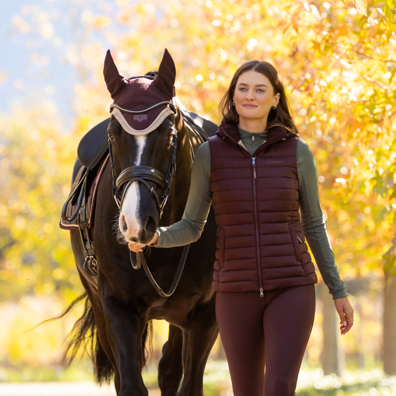 LeMieux Loire Fly Hood - Damson-1