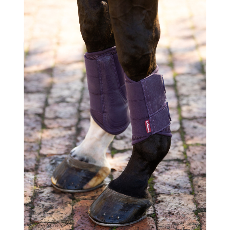 LeMieux Arika Mesh Brushing Boots - Juniper-3