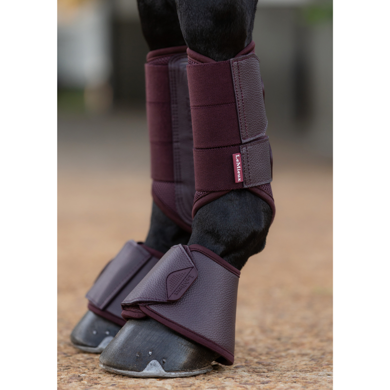 LeMieux Arika Overreach Boots - Damson-2