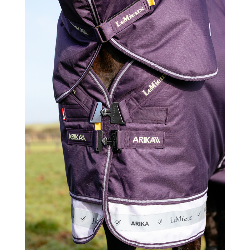 LeMieux Arika Ripstop 0g Turnout Rug - Juniper-2