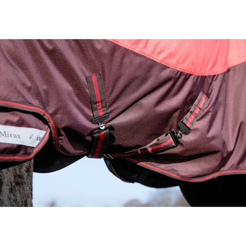 LeMieux Arika Ripstop 100g Turnout Rug - Cranberry-1