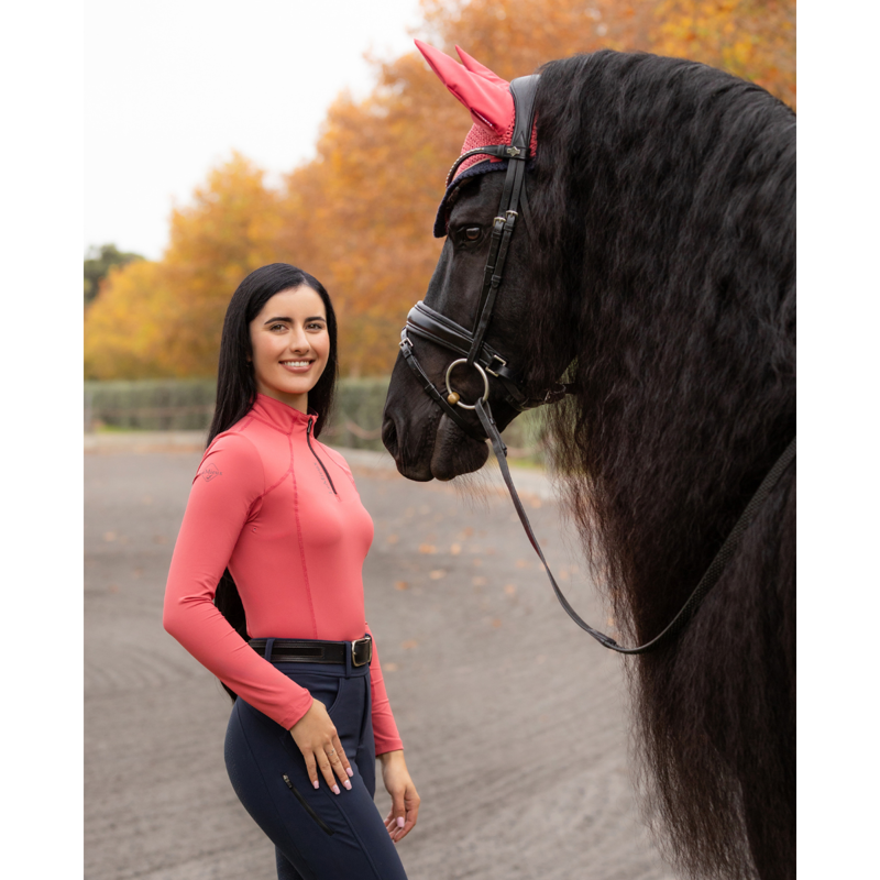 LeMieux Classique Base Layer - Cranberry-7