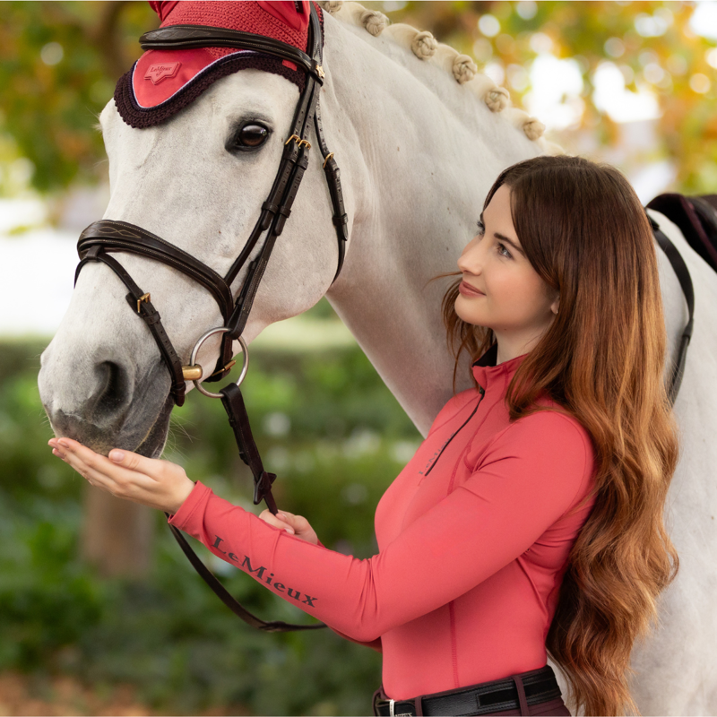 LeMieux Classique Base Layer - Cranberry-5