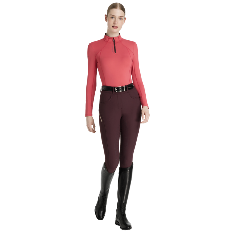 LeMieux Classique Base Layer - Cranberry-4